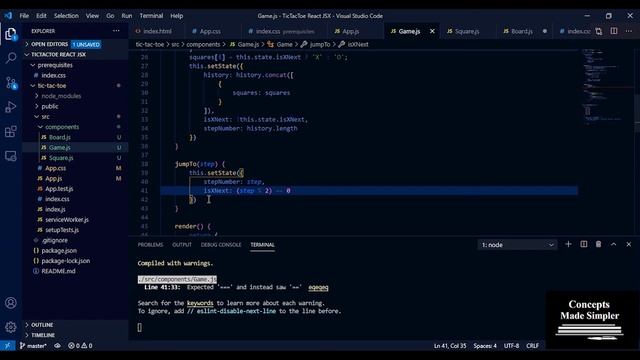 Learn React JS Basics using Tic Tac Toe Game - Add Time Travel, Dynamic Lists & Complete Project смотреть онлайн