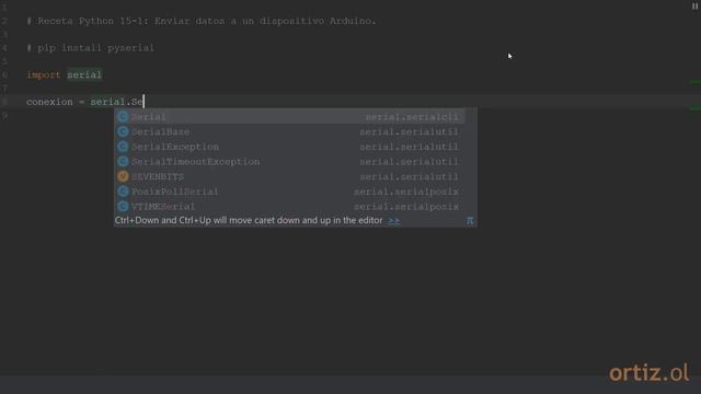 Videoreceta Python No. 15-1: Enviar Datos a un Dispositivo Arduino смотреть онлайн