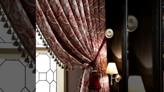 Ткани для пошива красивых штор и покрывал. смотреть онлайн