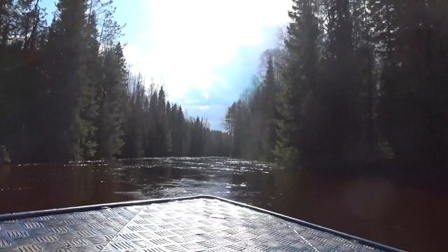 НА ЛОДКЕ ПО БОЛЬШОЙ ВОДЕ. Лодка Бестер. Прогулка на лодке. Реки Республики Коми. смотреть онлайн