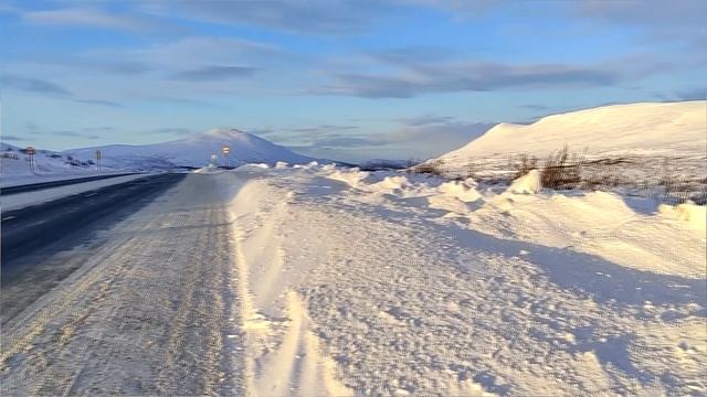 Тундра в солнечных лучах после полярной ночи :) смотреть онлайн