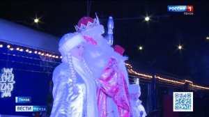 В Пензу приехал поезд Деда Мороза