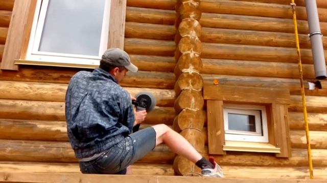 Щетка для шлифовки сруба болгаркой чашечной щеткой Абажур +79505999959 Viber WhatsApp смотреть онлайн