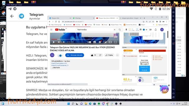 DUYURU TELEGRAM 24 KASIM GÜNCELLEME SONRASI SANAL NUMARA PATLAMASI смотреть онлайн