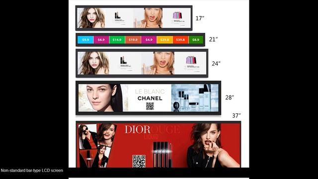 Hengstar Special LCD Screen Advertising Media Player, Non-standard Bar-type Digital Signage Display смотреть онлайн