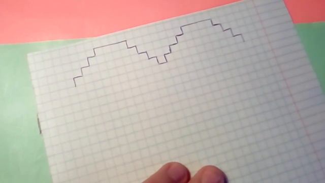 Рисуем сердце по клеточкам ?♥ смотреть онлайн