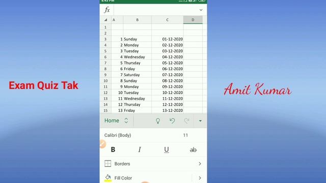 Microsoft Excel in Android Mobile | How To Use MS Excel in Android phone | Mobile Excel Tutorials | смотреть онлайн