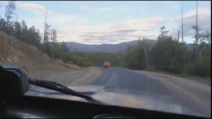 трасса Абакан-Кызыл, дорога идёт мимо Ергаков через Буйбинский перевал