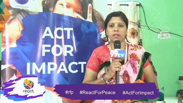 React For Peace | REACTion from Sheela Sharma | Act For Impact смотреть онлайн