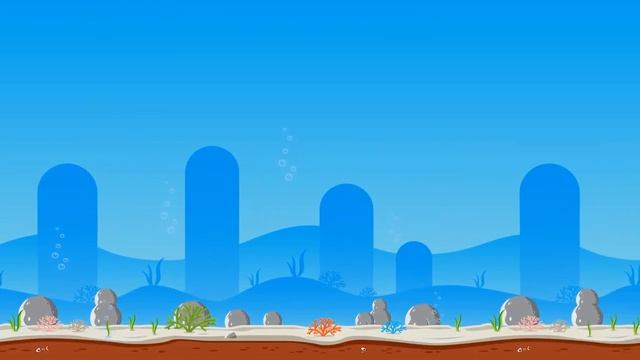 Below The Sea | 2D Horizontal Parallax Game Background | Animation with GameMaker Studio смотреть онлайн