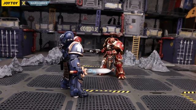 JoyToy Warhammer 40K Ultramarines Intercessor Veteran Sergeant Brother Aeontas，Made by @Mangmotion смотреть онлайн