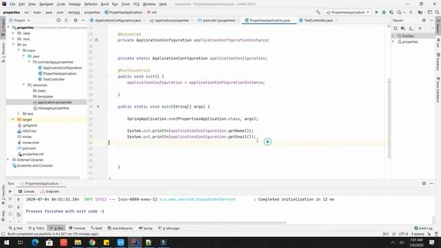 how to load custom application specific properties in spring boot смотреть онлайн