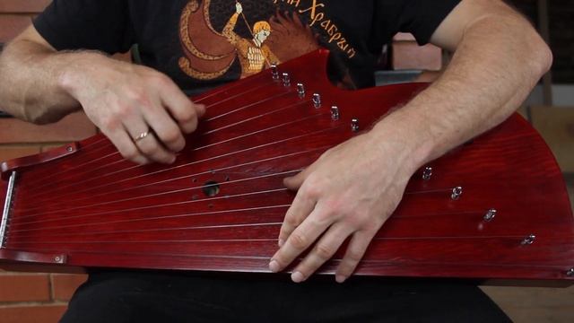 Крыловидные гусли д. Мехово Псковской обл. Пример звучания. Gusli