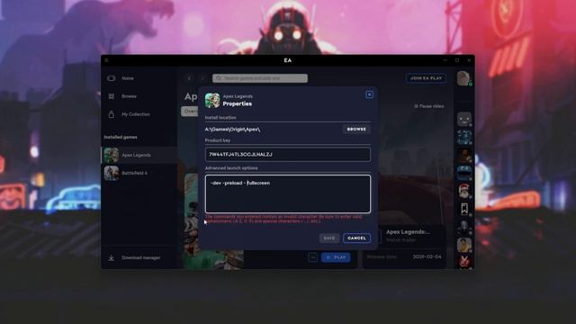 Fix Launch Options in EA Desktop | Apex, and more! | Can't use + or - смотреть онлайн