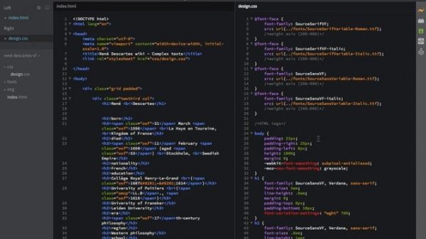 Using variable fonts in css