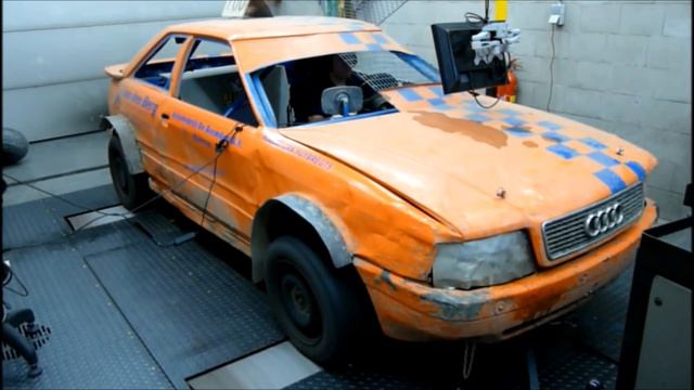 Dyno Audi S2 Quattro 2.2L 20V Turbo 424hp KMS MP25 смотреть онлайн