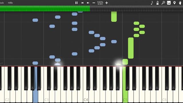 Yann Tiersen - La valse d'Amélie - Piano tutorial [Synthesia] смотреть онлайн