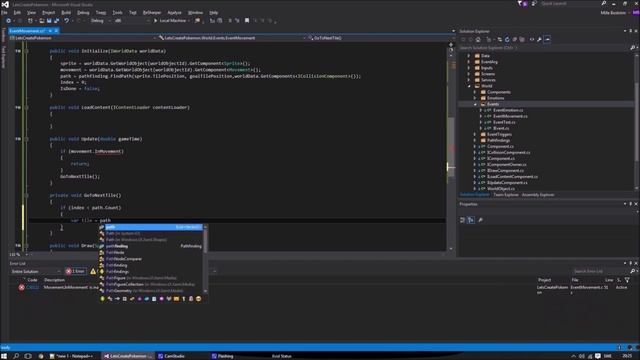 How to make Pokemon - Part 19: Use pathfinder with trainer (C#, MonoGame) смотреть онлайн