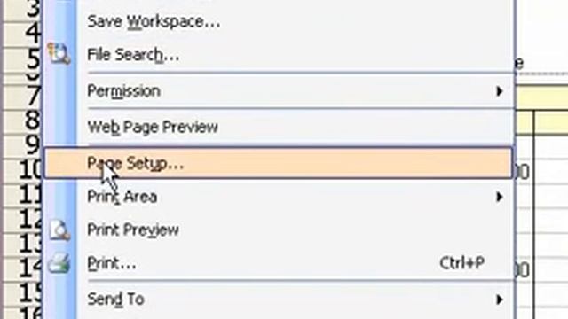 Microsoft Office Excel 2003 Set the printing order of pages смотреть онлайн