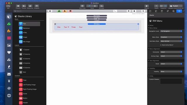 RW Menu for Foundation 6 Stacks смотреть онлайн
