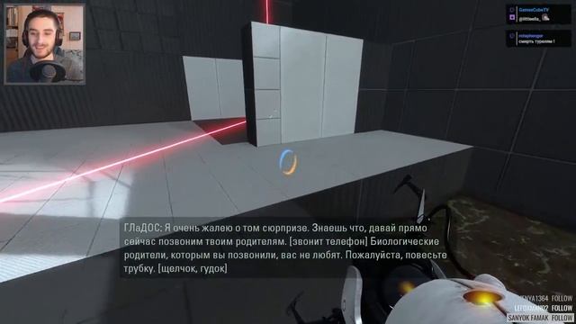 Portal 2. Развиваем вестибулярный аппарат. Part 1. смотреть онлайн
