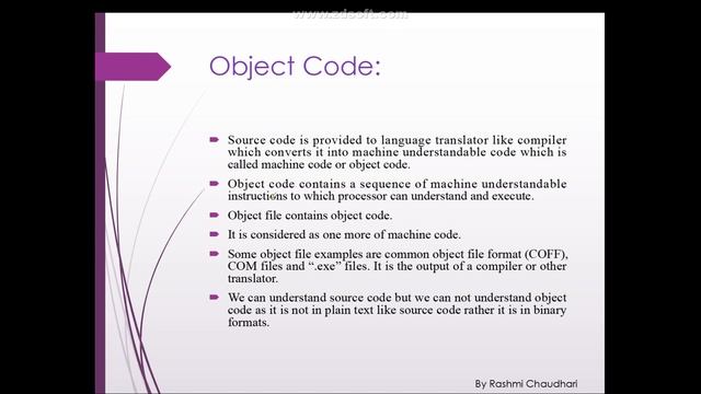 Concept of Source code, Object code, Executable code смотреть онлайн