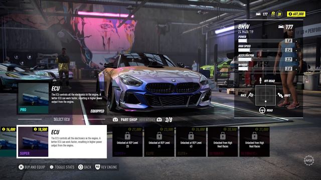 Need For Speed Heat: DRIFTING GAMEPLAY!! BMW Z4 M40i FULL CUSTOMIZATION & DRIFT BUILD! смотреть онлайн