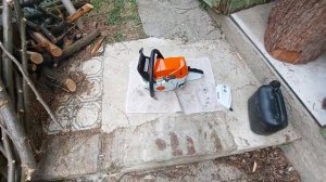 Stihl MS 462 C-M First start.
