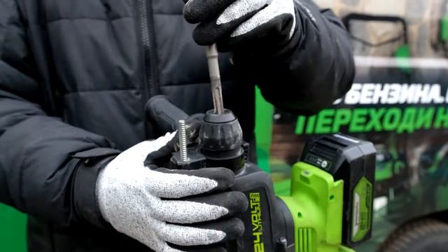 Перфоратор аккумуляторный Greenworks GD24SDS2, 24V смотреть онлайн