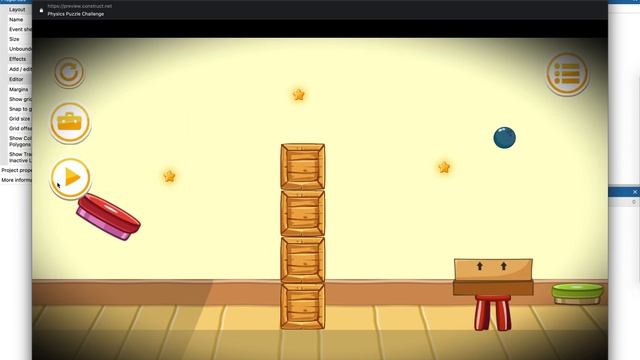 Construct 3 physics puzzle toys challenge capx and gameplay смотреть онлайн