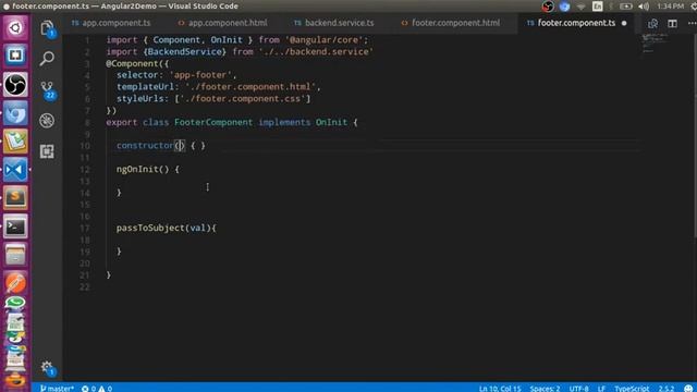Subject(RxJS) in Angular4(Communication between two different component) смотреть онлайн