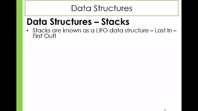 02 Data Structures - Stacks (Python) смотреть онлайн