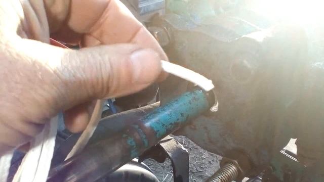 гидроусилитель руля трактора Т-40, устранение течи масла