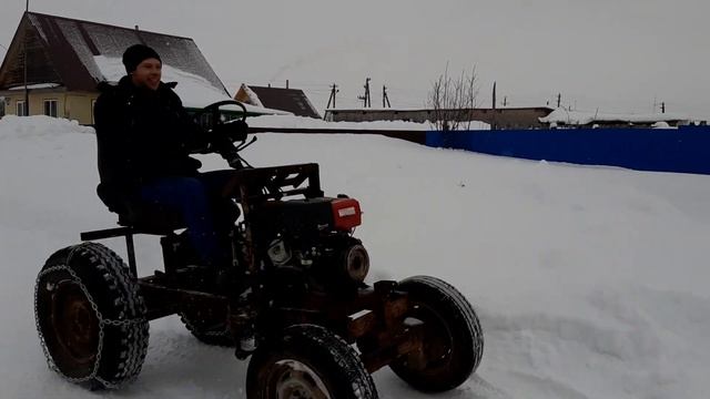 Самодельный мини трактор minitraktor смотреть онлайн