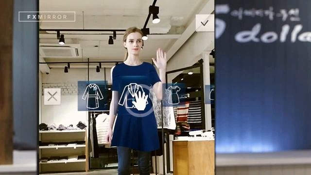 Интерактивный экран FXMirror - зеркало-примерочная. Фабрика Диодов смотреть онлайн