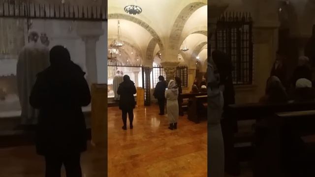 ЛИТУРГИЯ В КРИПТЕ БАЗИЛИКИ СВТ. НИКОЛАЯ смотреть онлайн