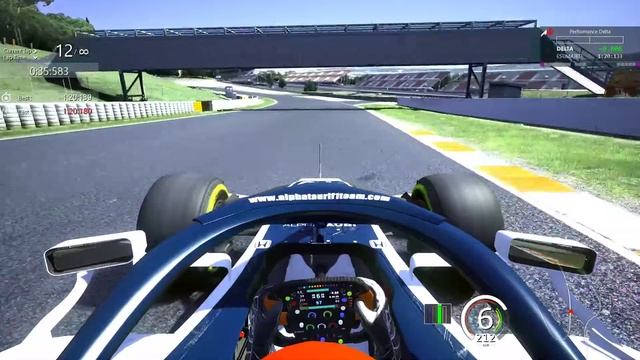 Alpha Tauri | F1 2020 | Gameplay assetto corsa | Spain 1:19.184 смотреть онлайн