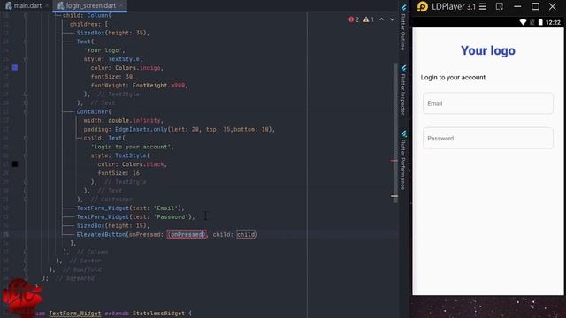 Flutter UI Design - Login Screen | Light theme | Part 1 смотреть онлайн