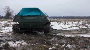 Вездеход-амфибия ГТТ. Испытания и обкатка после изготовления.