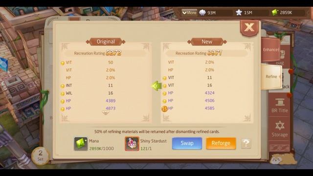 REFINE ALL MY SHINING CARD, 190 SHINY STARDUST | Laplace M / TALES OF WIND смотреть онлайн