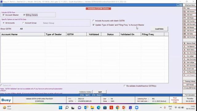 Validate GSTIN & HSN Code Online from BUSY (Hindi) смотреть онлайн
