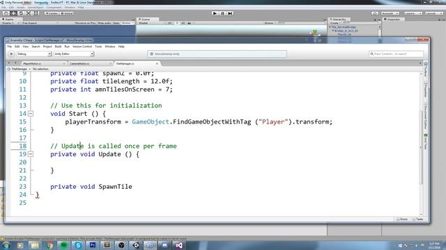 Unity Endless Tutorial • 6 • Spawning infinite tiles [Tutorial][C#] смотреть онлайн