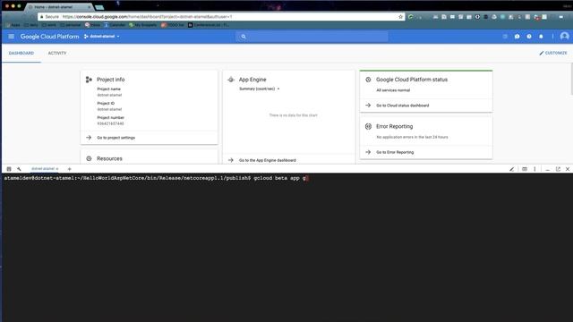 Deploying ASP.NET Core apps on Google App Engine смотреть онлайн