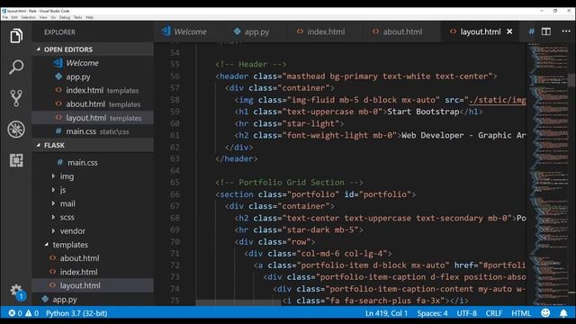 Python Flask and Vue Tutorial смотреть онлайн