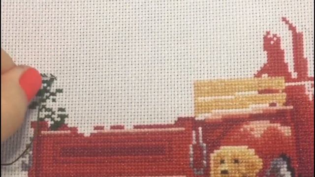 Живой процесс вышивки крестом. Crossstich. SATISFYING. 2021|2022 смотреть онлайн