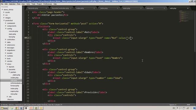 3 - Yii PHP Framework: Modelos y ActiveRecord I смотреть онлайн