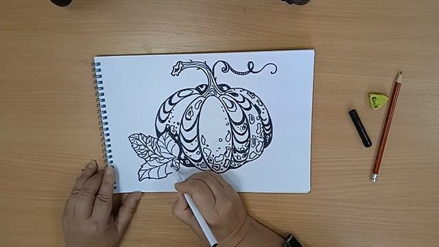 Мастер класс по рисунку "ТЫКВА" смотреть онлайн