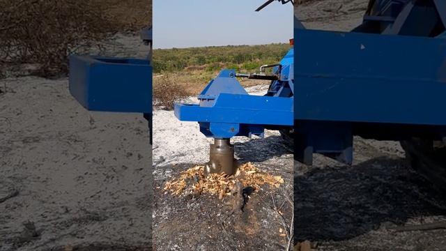 Корчеватель Измельчитель пней на трактор смотреть онлайн