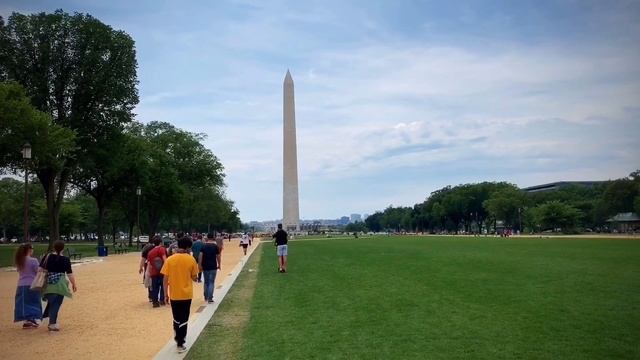 US Capitol Building, National Mall, Washington Monument, Lincoln Memorial -in Washington DC, USA смотреть онлайн