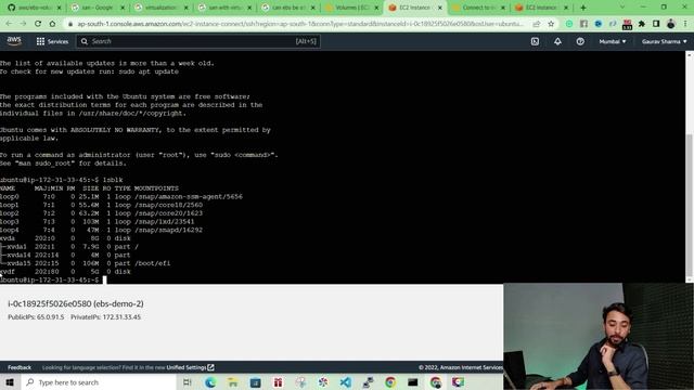 AWS Tutorials - 25 - Detach an EBS volume from one EC2 Instance and Attach it Another One смотреть онлайн
